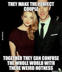 Natalie Dormer Benedict Cumberbatch Benedict Cumberbatch Natalie Dormer Funny Memes
