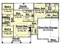 You can click the picture to see the large or full. House Plan 56950 Southern Style With 1500 Sq Ft 3 Bed 2 Bath