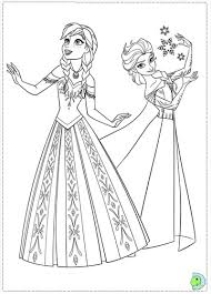 Elsa is a disney princess, or queen rather, that we won't easily forget. Princess Anna And Princess Elsa From Frozen Coloring Page