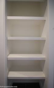 Use side wall bracket #947 or #948; How To Replace Wire Shelves With Diy Custom Wood Shelves The Happy Housie