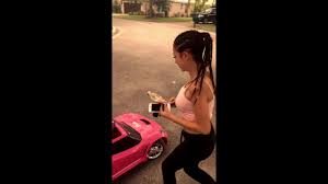 Danielle Bregoli whippin that Barbie Corvette - YouTube