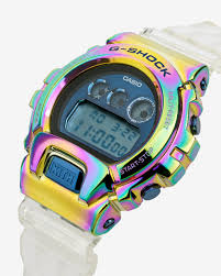 Some models count with bluetooth connected technology and atomic timekeeping. Kith X G Shock Gm 6900 Rainbow