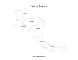 This first map of central america depicts the region's nations, capital cities, and other major cities as well. Central America Map