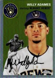 2023 Topps Chrome Platinum Anniversary Willy Adames Milwaukee Brewers #283 
