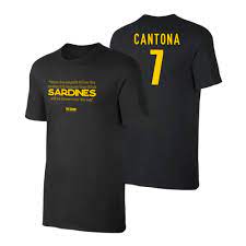 Eric cantona t shirt united hoodie art cult football kung fu kick red 7. Manchester United Sardines Eric Cantona T Shirt Black Sa001818