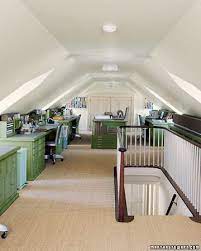 Yup there i said it. Home Tours How To Instructions Martha Stewart Dream Craft Room Attic Craft Room Attic Remodel