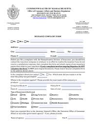 Massachusetts Insurance Commissioner Complaint Diminished Value Car Appraisal Business Regulations Insurance Massachusetts