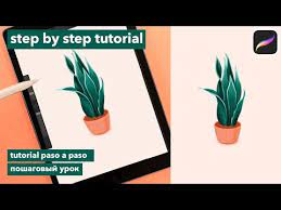 In this video i briefly go over the basics of getting started with the procreate on ipad. The Plant Procreate Tutorial Easy Tutorial For Beginners Ipad Drawing Youtube
