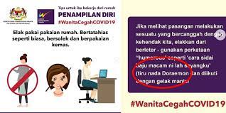 The ministry of social development helps people to be successful in their lives. Malaysia S Ministry Advised Women To Wear Makeup While Working At Home And Speak To Spouse In Doraemon Voice The Online Citizen Asia