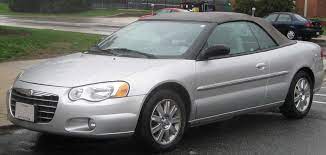 Find the engine specs, mpg, transmission, wheels, weight, performance and more for the 2004 chrysler sebring convertible 2d touring. File 04 06 Chrysler Sebring Convertible Jpg Wikipedia