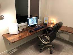 New Floating Desk Imgur Floating Corner Desk Floating Desk Diy Computer Desk