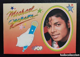 michael jackson postal revista super pop años '