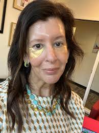 Walked into the office, said my “Good Mornings”. Logged into a Teams call &  saw I was still wearing my eye patches 😂😂😂 How's your Monday going?!?