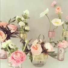 The Blush Blog Floral And Event Design Inspiration Bridal Shower Centerpieces Gold Bridal Shower Centerpieces Blush Floral Design