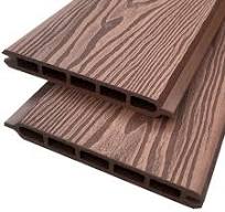 Golden Oak 3D Embossed Composite Fence Board - 1.85M