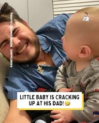 Baby Laughing With dad
