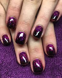 Glitter Black And Blue Ombre Nails Notd Lecente Glitter Ombre Dark Purple Nails Purple Nails Pink Ombre Nails