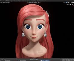 Artstation Mermaid Ariel Making With Blender 3d Hoya Choe Blender 3d Mermaid Choe