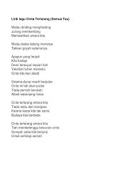 Lirik lagu dan terjemahan three little words milik agatha chelsea. Lirik Lagu Docx