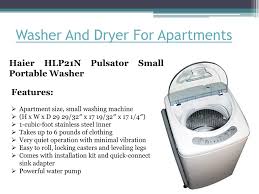 apartment size washing machine flip