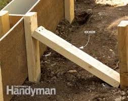 You can make your own concrete landscape curbing with a little plywood and some general purpose con. Tips To Build A Concrete Walkway Diy Family Handyman