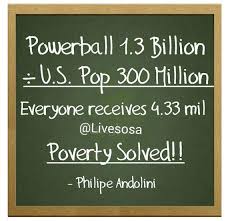 Can Powerball End Poverty Lottery Meme Fails To Check The Math Powerball Lottery Florida Lottery Results