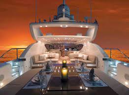 Sunset And Dining On The Boat Just Another Day In The Life Theluxegen Luxury Yachts Boats Luxury Yacht