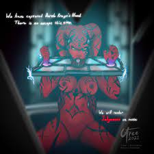 1girls alien alien girl angry angry expression angry face artist  name athletic barely visible genitalia barely visible pussy bondage  capgtured cravingsfree darth talon defeated drooling dubious consent  english text