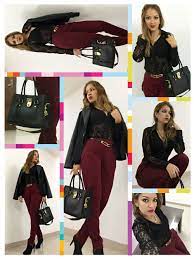 Winter Outfit Black And Wine Colors Perfect For A Dinner Out With Your Friends Friend Outfits Dinner Outfits Winter Outfits