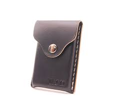 Personalised leather card holder for business name card , any logo available 1 bas. Leather Business Card Holder Wallet Nar Media Kit