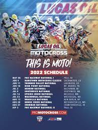 2022 Motocross Schedule 2022 Ama Pro Motocross Schedule: Starts At Pala On May 28, 2022 & Ends At  Pala On Sept. 3 - Motocross Action Magazine