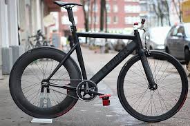 Leader Bikes 735 With Brick Lane Bikes Notorious Carbon Rim In The Rear And Notorious Carbon Seatpost Bicycle Track Fixed Gear Bike Bike