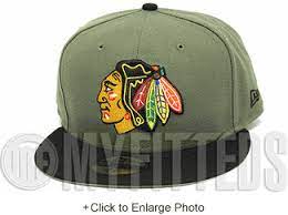 Chicago Blackhawks Desert Camo New Era 59fifty Fitted Hat Fitted Hats New Era Desert Camo
