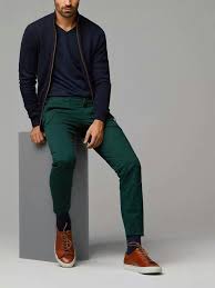 Dark Green Pants Outfit Men Green Pants Men Chinos Men Outfit