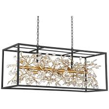 Shop rectangular gold pendant lighting at lumens.com. Carrine 38 1 2 W Black And Gold Kitchen Island Light Pendant 71f57 Lamps Plus Kitchen Island Lighting Pendant Kitchen Island Lighting Gold Kitchen
