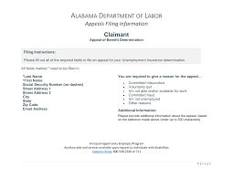 How to appeal unemployment denial. Https Labor Alabama Gov Appeals Appeals Filing Pdf