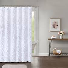Easton 72 Inch X 84 Inch Shower Curtain In White White Shower Curtain Bathroom Curtains White Shower Curtain
