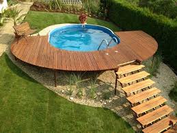 Sibirsky Modrin Terasa Puidukoda Tlakova Impregnace Lnenym Olejem Small Backyard Pools Pool Decks Diy Swimming Pool