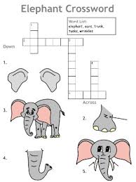 Check spelling or type a new query. Elephant Crosswords