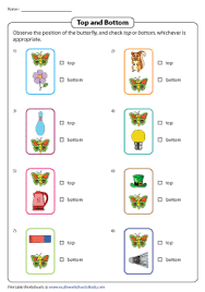 Activities for preschoolers are more advanced than most of the activities marked for toddlers. Top And Bottom Worksheets