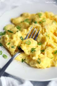 Transfer the skillet to the broiler and cook for 3 to 4 minutes until the whites of the eggs are set. How To Make The Absolute Best Scrambled Eggs Belly Full