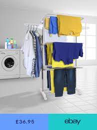 And when she's not tapping this collapsible drying rack for life and laundry aluminum winged laundry dryer by perilla foldable and portable hanging capacity: Hyfive Clothes Airer Drying Rack Extra Large 3 Tier Rail Stainless Steel Folds F For Sale Online Ebay Drying Clothes Clothes Drying Racks Clothes Dryer Rack