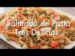 Cocinarla al dente y combinar la pasta con la salsa adecuada son algunos de los trucos de los cocineros italianos. Pasta Tres Delicias Recetas De Cocina Youtube