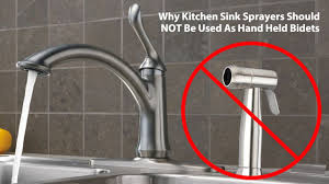 why kitchen sink sprayers should not be