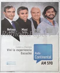 Am 590, de lu a vie y de 13 a. Am 590 Continental Promo 5 Radio En Papel Archivo Grafico De Radio