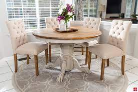 This chalk paint is wonderful! Chalked Dining Room Table Diy