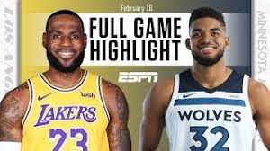 Tarik black leading with 6 points. Los Angeles Lakers Vs Minnesota Timberwolves Full Game Highlights Nba On Espn Dubai Khalifa
