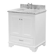 Bath trends offers a wide variety of vanities so that you can choose the perfect style and color that matches your bathroom interior. Nantucket 30 Traditional Bathroom Vanity With Carrara Marble Kitchenbathcollection