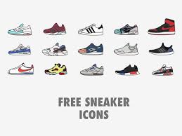 Free Sneaker Icons Sneakers Illustration Sneakers Icon