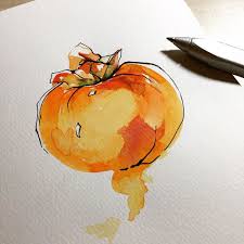Imprime le dessin fruits exotiques sans dépenser le moindre sous. Watercolor Art Watercolor Art Diy Watercolor